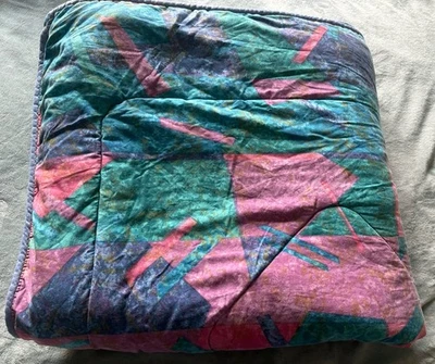 Vintage Springmaid Retro Saved By The Bell Abstract 80s 90s Y2K Comforter FULL - Image 1 of 4