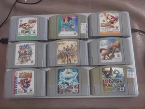 Lot 9 Japanese N64 Nintendo Cartridges ( Tested Working ) Please READ - Picture 1 of 2