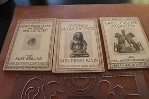 drei alte Bücher - Griechische Bronzen, Antikes Schreibgerät u. Nordgriechische  - Picture 1 of 17