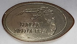 1997 Star Trek TOS Klingon Bird of Prey Elongated Quarter Coin Pressed Souvenir - Picture 1 of 1
