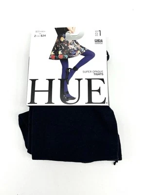 Meia-calça opaca feminina Hue tamanho 1 azul marinho - Imagem 1 de 3