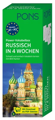 PONS Power-Vokabelbox Russisch in 4 Wochen | Taschenbuch | PONS Power-Vokabelbox - Bild 1 von 3