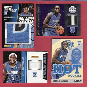 VICTOR OLADIPO ROOKIE JERSEY PATCH #d25+ RC TOWEL + RC HEADBAND + HOT RC CARD IU - Picture 1 of 2