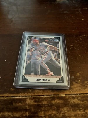 1991 Leaf - #65 Chris Sabo - Image 1 of 2