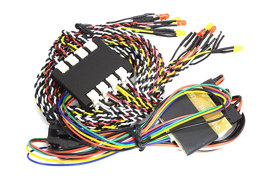 Complete 16 LED (3mm) Lighting System w/ Multi-Mode for 1/10 Scale RC Vehicles - Image 1 of 1