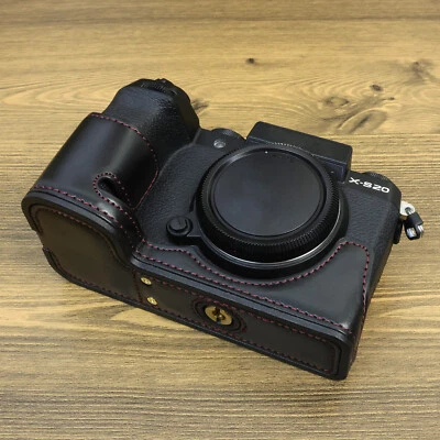 Medio estuche agarre CozyShot de cuero real genuino para FUJI X-S20 FUJIFILM XS20 Foto 1 de 4