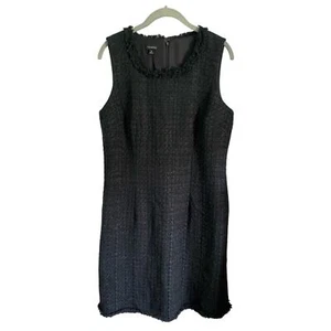 Nuevo Vestido Talbots Negro Talla 10 Hasta la Rodilla Sin Mangas - Imagen 1 de 6
