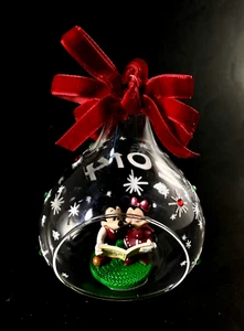 Disney Mickey & Minnie Mouse Gota Cuaderno de bocetos Adorno de Navidad 2014 - Imagen 1 de 17