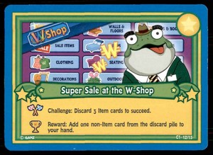 2007 Ganz Webkinz Challenge! Series 1 Card Super Sale At The W-Shop #12
