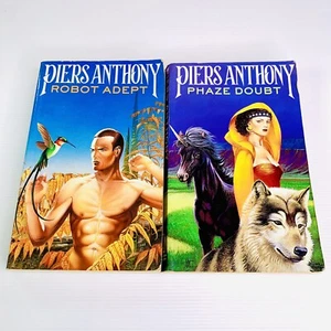 Robot Adept + Phaze Doubt Piers Anthony Colección Fantasy Apprentice Adept Series - Imagen 1 de 10