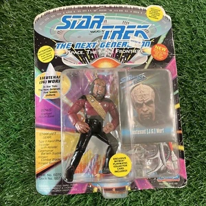 1993 Playmates Star Trek Next Generation Action Figure Lieutenant JG Worf 6073 - Picture 1 of 4