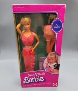 Muñeca Barbie Twirly Curls 1982 Mattel #5579 de colección nueva sellada rara Taiwán - Imagen 1 de 17