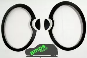 Cubiertas de luz para cabezal Mini R53 Gen 1 negro súper mate 2001-2006 - Imagen 1 de 4