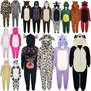 Animal A2Z Onesie One Piece Kids Pyjamas Sleepsuit Costume Gifts for Girls Boys - Picture 1 of 263