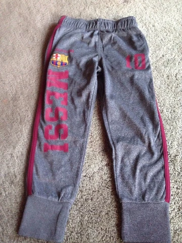 FC Barcelona Lionel Messi Youth Large Polyester Athletic Pants.Brand New ⚽️ Cover
