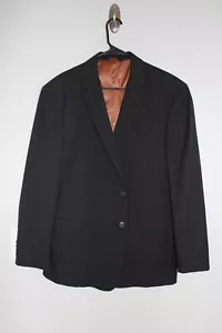 GRAY PLAID JOS. A. BANK 100% WOOL SLIM FIT SPORT COAT sz 44R joseph suit jacket - Picture 1 of 6