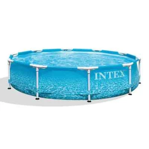 10 ft. x 30 in. Above Ground Steel Metal Frame Beachside Swimming Pool - Picture 1 of 7