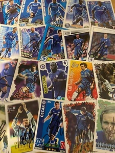 match attax, Shoot Out And Other CHELSEA SIGNED CARDS - Bild 1 von 55