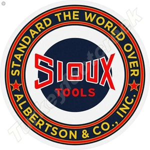 Sioux Tools 11.75" Round Metal Sign - Picture 1 of 1