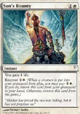 SUN'S BOUNTY X4 4 4X Coldsnap MTG Magic the Gathering Cards DJMagic