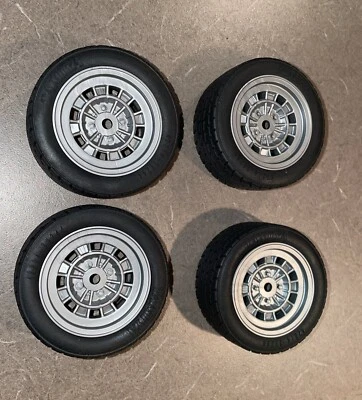 50663 Tamiya Fiat Abarth Corsa M-chassis Wheels + Tires M01/M02/M03/M04/M05/M06 - Image 1 of 3