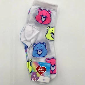New Care Bears 2 Pairs Socks Shoe Size 4-10 Sock Size 9-11 Capris Free Shipping - Picture 1 of 6