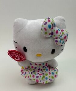 TY Beanie Baby “Hello Kitty” Holding A Lollipop No Hang Tag (6 Inch)