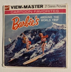 View-Master BARBIE'S AROUND THE WORD - B500 - 3 Reel Set + Booklet - Picture 1 of 10