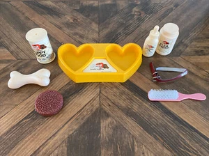 Accesorios de colección Tonka libra cachorros plato hueso alimento vitaminas pulgas polvo etc. - Imagen 1 de 24