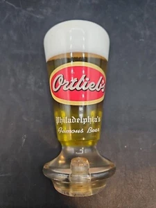 Vintage Ortlieb's Philadelphia's Famous Beer Tap Handle Pull Knob - Picture 1 of 5