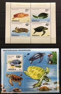 Angola - 2007 - Turtles / Marine Fauna on stamps - Timbres - MNH** Z18 - Picture 1 of 1