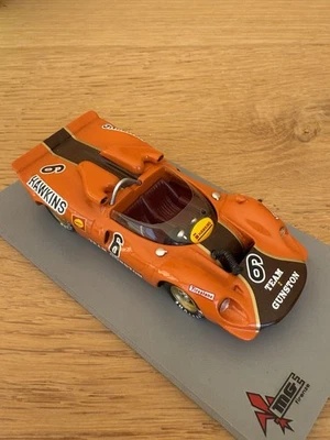 1/43 KIT Monté MG MODEL-FERRARI 330 P4/350 Can-Am #6-3h Cape Town 68 HAWKINS 1ér - Photo 1/4