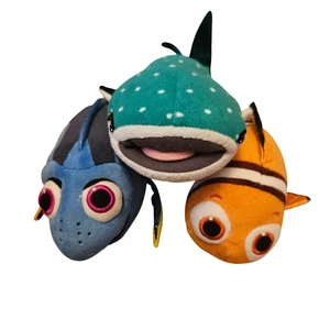 Disney Pixar Finding Nemo TY Plush Set of 3 Dory Bailey Nemo Stuffed Animal Toys - Picture 1 of 13
