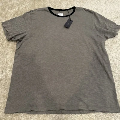 Nuevo con etiquetas Camiseta Rag & Bone Para Hombre Manga Corta Cuello Redondo Gris Musgo XL 100% Algodón Nueva Foto 1 de 4