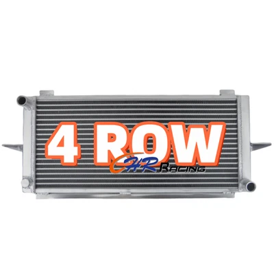 4 ROW Aluminum Radiator for 1982-1997 Ford Escort/Sierra RS500/RS Cosworth 2.0L - Image 1 of 4