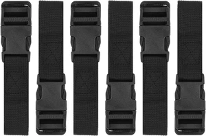 6 Pack Luggage Nylon Straps with Quick Release Buckle Utility Straps for Travel - Picture 1 of 7