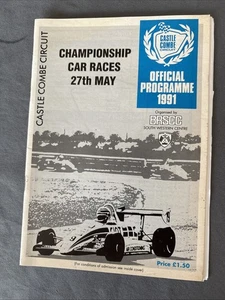 Race Programme 27 May  1991 Castle Combe Saloons Metro Rover GTI Mini MX5 A5 - Picture 1 of 1