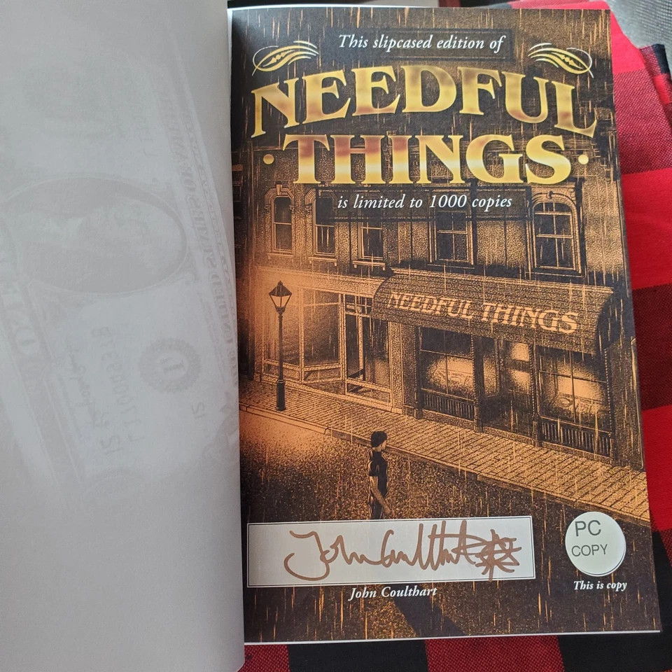 Stephen King Needful Things PS Publishing Limited Slipcased Ed PC GOLD PCG4 - Image 1 of 4