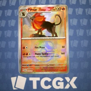 Pokemon - Pyroar (Master Ball Pattern) - 016/131 - SV: Prismatic Evolutions NM - Picture 1 of 1