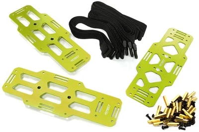 Billet Machined Green Battery Plates for Axial SCX6 Crawler 251007 - Image 1 of 3