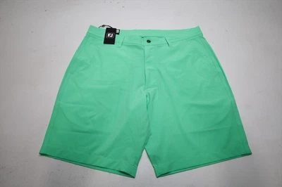 Shorts FootJoy Performance leve masculino tamanho 34 espuma do mar regular 982A 01312777 - Imagem 1 de 4