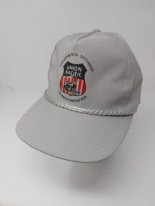 Vtg Union Pacific California Division Transportation Snapback Trucker Hat Cap - Picture 1 of 6