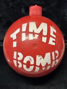 SUPER RARE Vintage 1964 Milton Bradley Red Time Bomb Tested Working No Box Wick - Picture 1 of 7