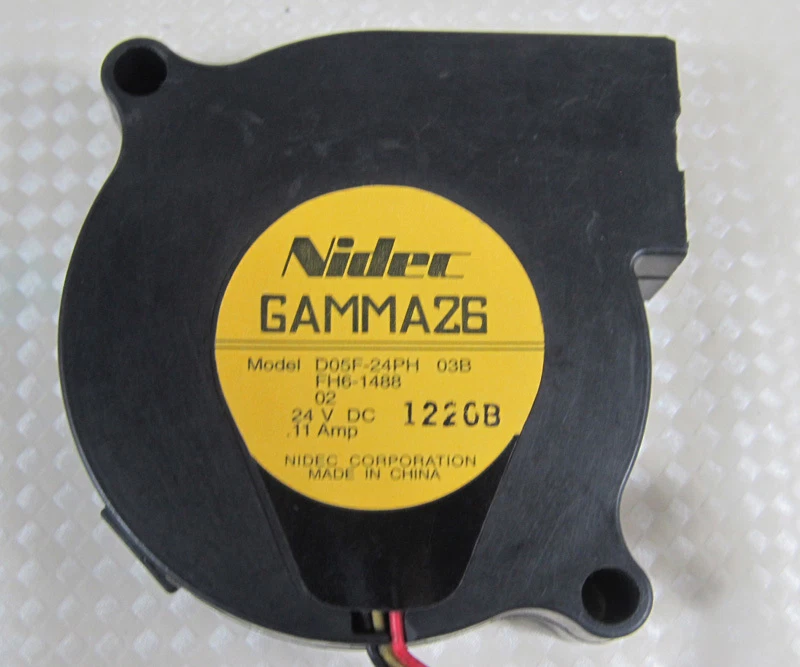 1pc Nidec GAMMA26 D05F-24PH DC 24V 0.11A 51x15mm 5015 Blower Fan 3pin Connector - Image 1 of 4