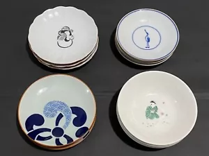 Japanische Mamezara kleine Teller Bohnenteller 3 Stück Set - 4 Sets Mehrfarbig Arita - Bild 1 von 37