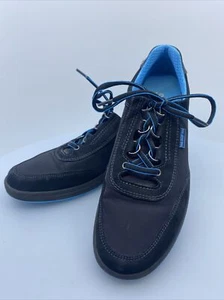 SAS SPORTY Black/Blue WALKING/SNEAKER SHOES WOMEN - Size 7N  EUC!!! - Picture 1 of 8