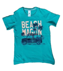 Palomino C&A T-Shirt Gr. 134 Beach Wagon in grün - Bild 1 von 6