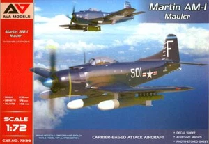 A&A Modelle 1/72 Martin AM-1 MAULER (SPÄTE VERSION) US Navy Angriffsflugzeug - Bild 1 von 6