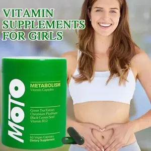 Moto Metabolism Boosting Capsules: Natural Energy, Fat Burn, Weight Support - Picture 1 of 15