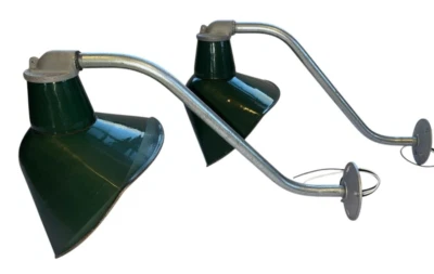 ПАРА 1940-х 9 x 11 Silva-King зеленый фарфор полюс знак света АЗС винтажный - Изображение 1 из 4